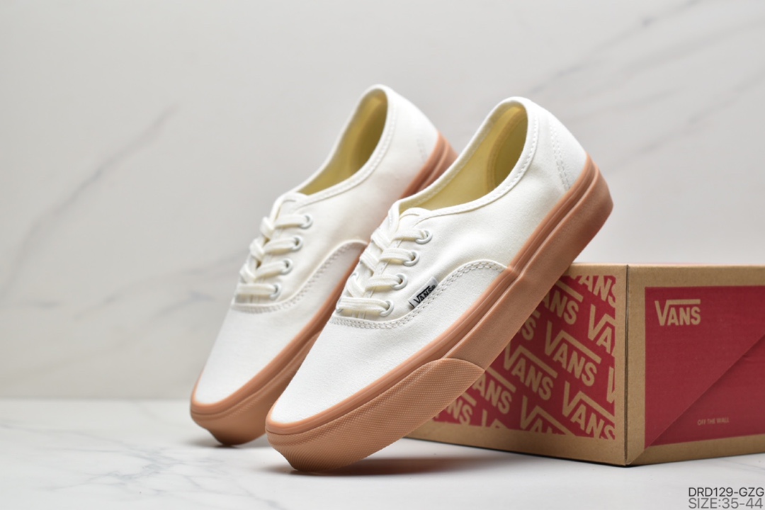 110 万斯Vans Authentic 经典安娜海姆 4孔低帮硫化半拖滑板鞋复古AUT高端硫化