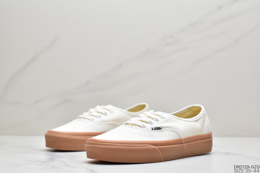 110 万斯Vans Authentic 经典安娜海姆 4孔低帮硫化半拖滑板鞋复古AUT高端硫化