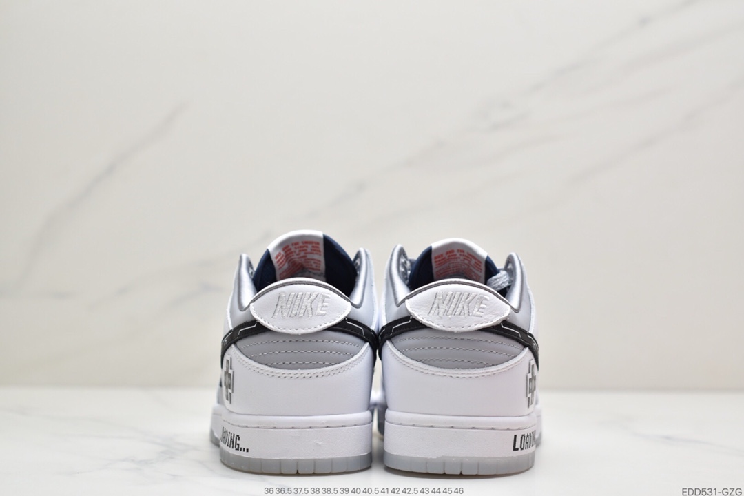 330 耐克Nike SB Dunk Low GR”Navy Blue”扣篮系列低帮休闲运动滑板板鞋“皮革藏蓝灰” DD1768-400