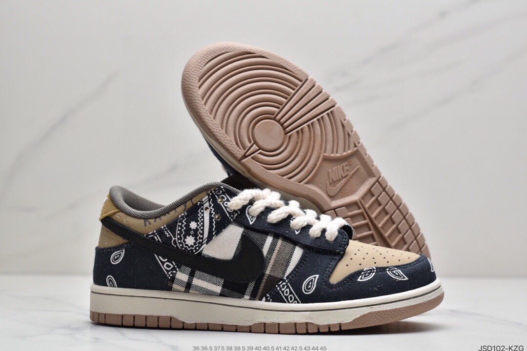 200 可撕耐克Travis Scott × SB Dunk Low 腰果花  CT5053-001
