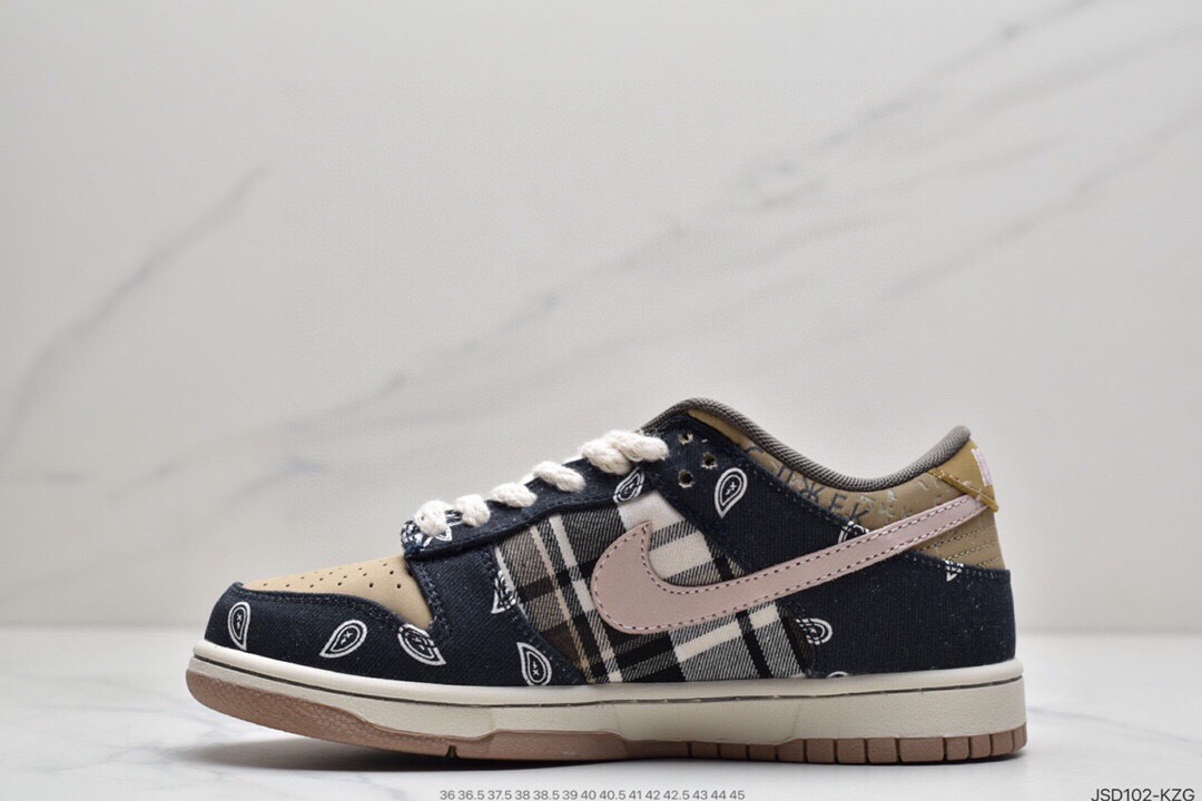 200 可撕耐克Travis Scott × SB Dunk Low 腰果花  CT5053-001