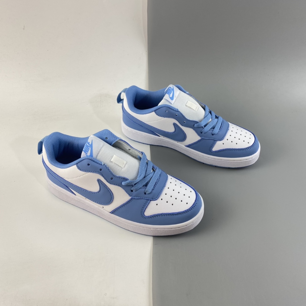P180 Nike Court Borough Low 2 （GS）低帮百搭透气休闲运动板鞋 BQ5448-110