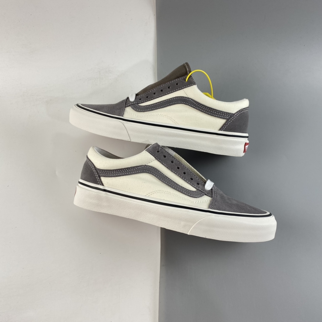 P150 Vans Old Skool 范斯官方灰白拼色侧边条纹低帮板鞋运动鞋 VNOA3WKT4OP
