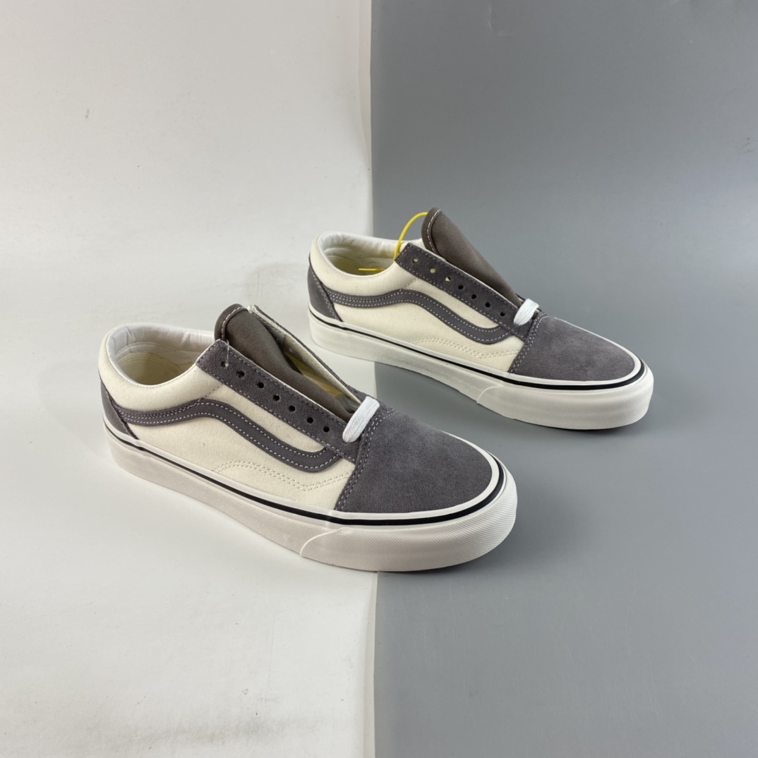 P150 Vans Old Skool 范斯官方灰白拼色侧边条纹低帮板鞋运动鞋 VNOA3WKT4OP