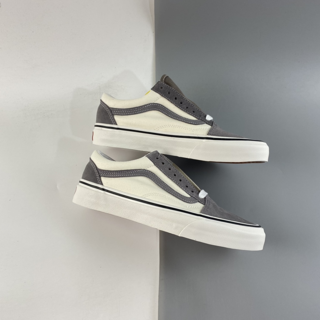 P150 Vans Old Skool 范斯官方灰白拼色侧边条纹低帮板鞋运动鞋 VNOA3WKT4OP