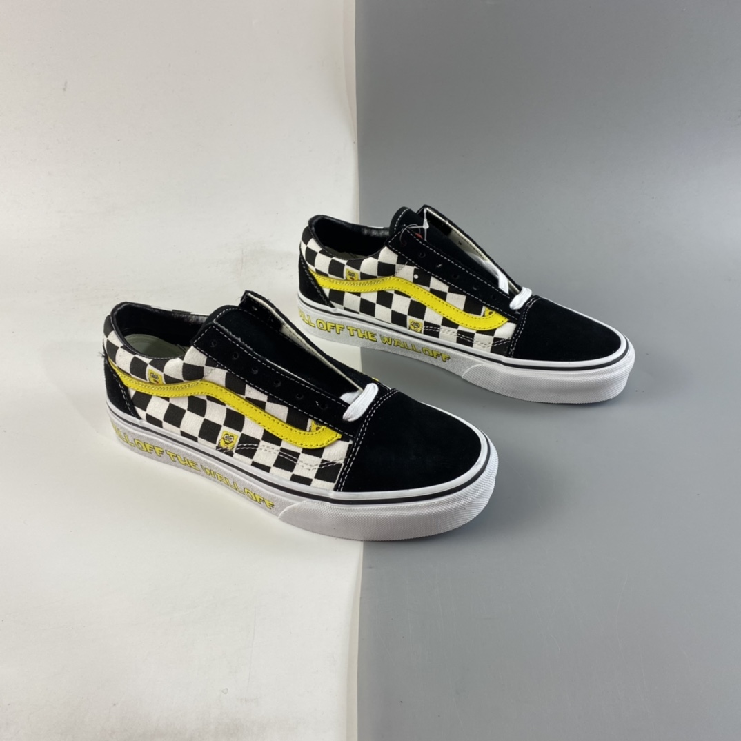 P150 海绵宝宝 x Vans Old Skool 联名合作款低帮休闲板鞋 VN0A38G19EK