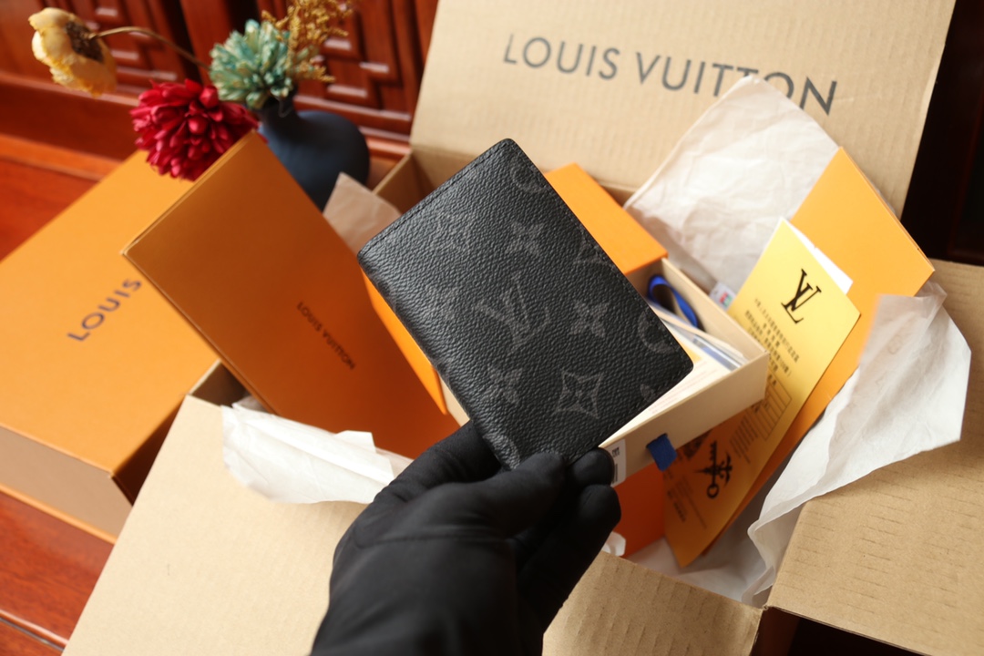 [Louis Vuitton Wallets]Original single pocket wallet N63144The classic Loui
