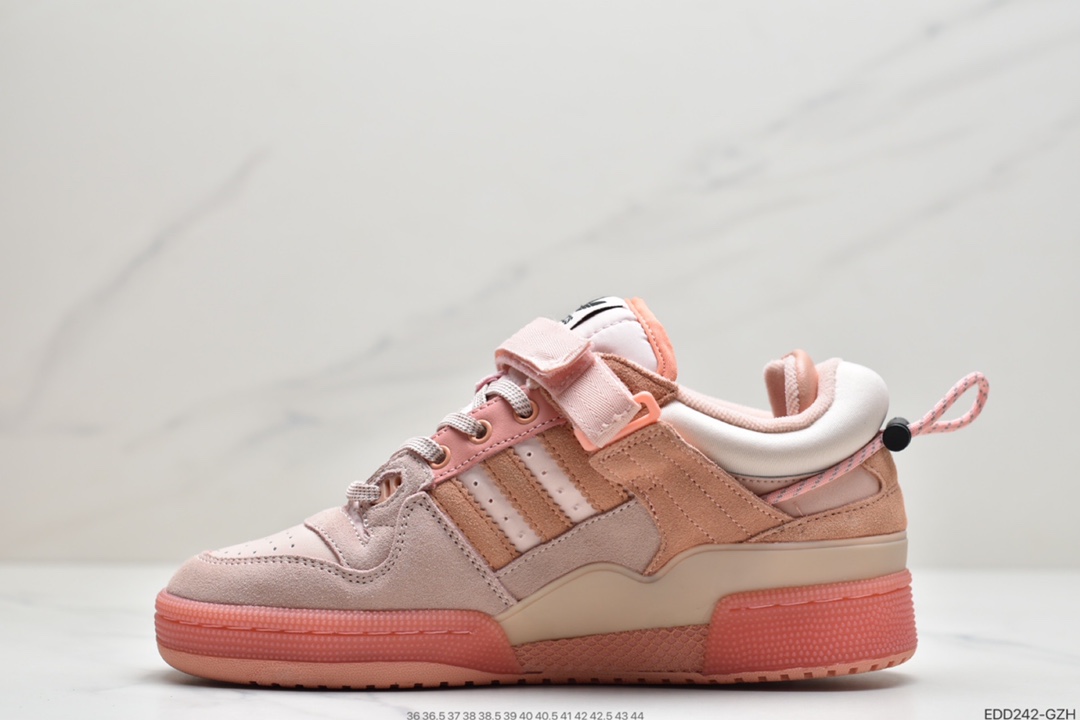 340 阿迪达斯 Adidas BAD BUNNY FORUM 低帮运动板鞋 GW0265