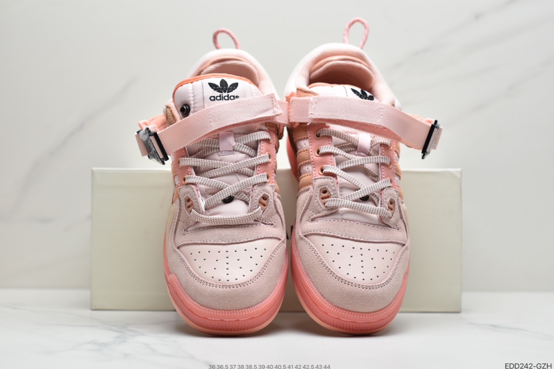 340 阿迪达斯 Adidas BAD BUNNY FORUM 低帮运动板鞋 GW0265