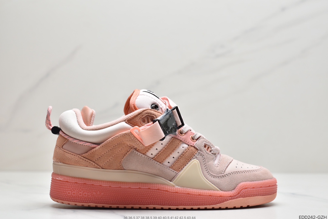 340 阿迪达斯 Adidas BAD BUNNY FORUM 低帮运动板鞋 GW0265