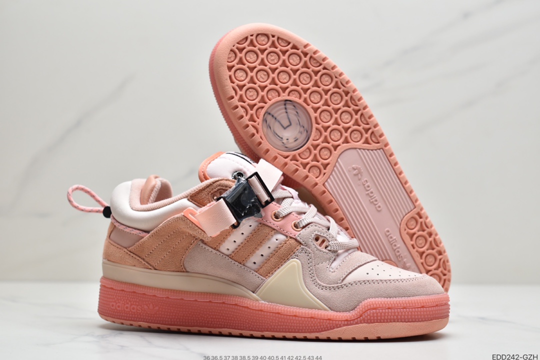 340 阿迪达斯 Adidas BAD BUNNY FORUM 低帮运动板鞋 GW0265