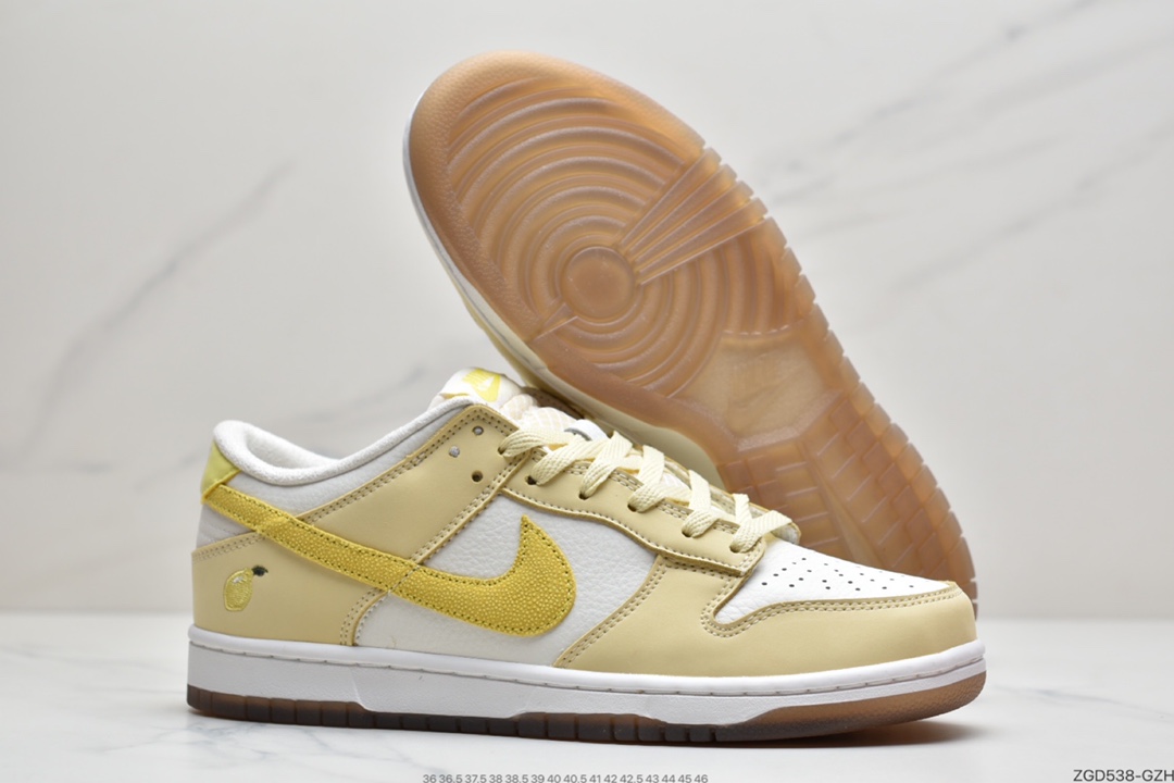 290 耐克DUNK板鞋 柠檬Nike Dunk Low”Lemon Drop”   DJ6902-700
