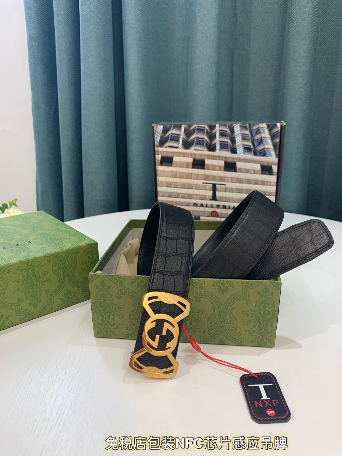 大饼腐蚀花纹 五金 精钢制作 爆款在现 古奇 意大利进口鲁鹿皮制作