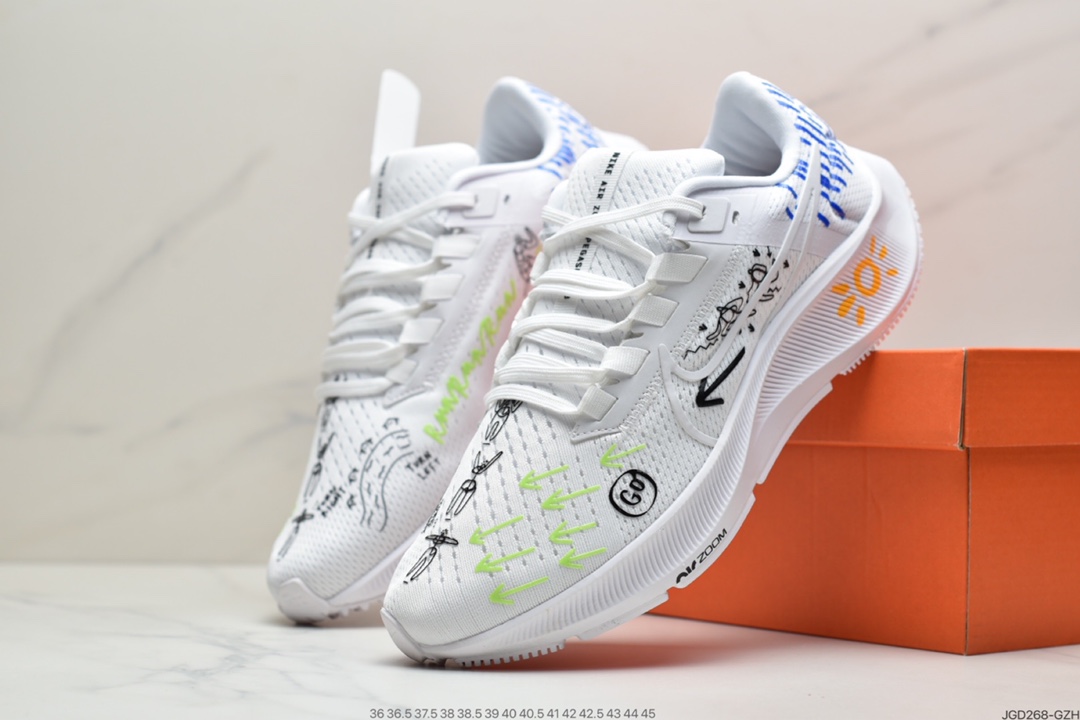 180 耐克Nike Air Zoom Pegasus 38 针织透气 登月38代DM3274-100