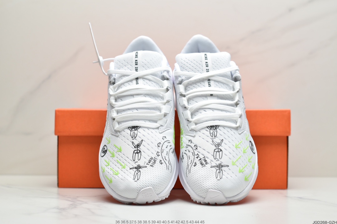 180 耐克Nike Air Zoom Pegasus 38 针织透气 登月38代DM3274-100