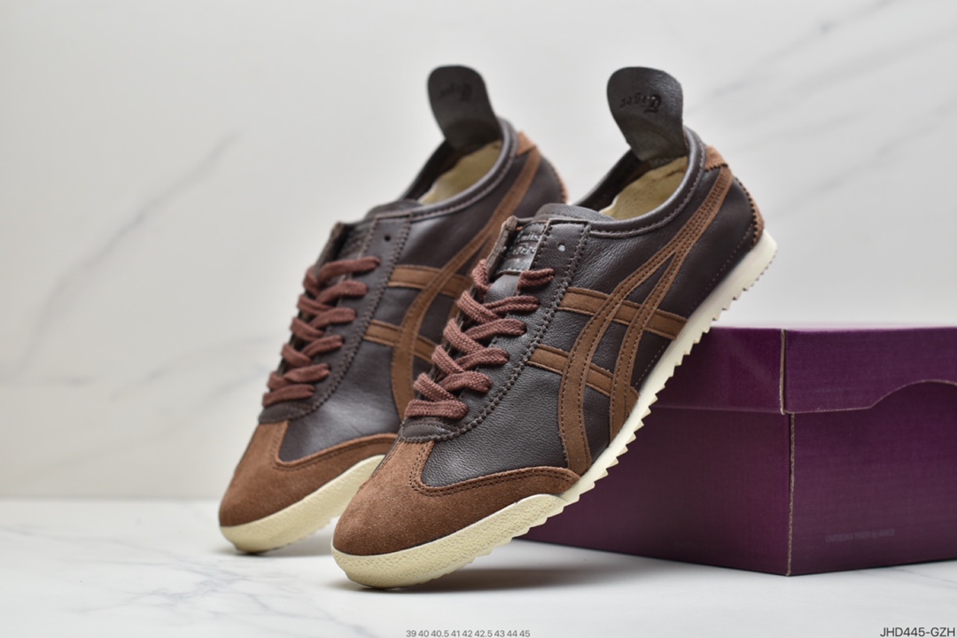 190  Asics Onitsuka tiger 鬼冢虎手工鞋亚瑟士鬼冢虎专柜正品头层小羊皮