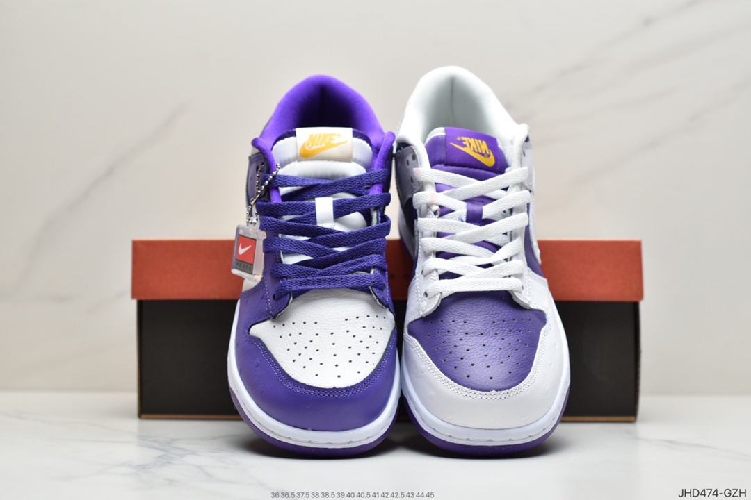 190 耐克Nike Dunk Low ” Flip The Old School ” 白紫鸳鸯倒钩撕纸 DJ4636-100
