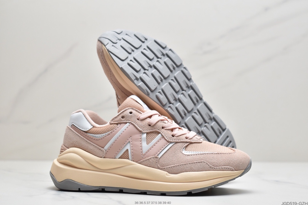 180 NB新百伦New Balance M5740系列复古老爹风休闲运动慢跑鞋“黑午夜蓝银灰白粉”W5740LB