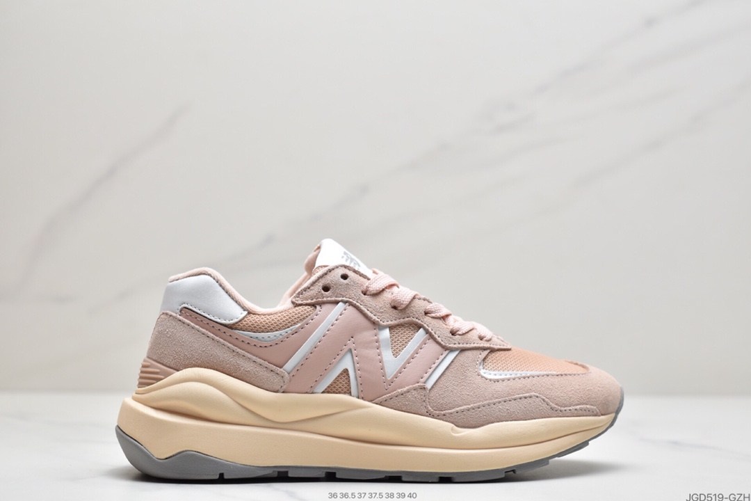 180 NB新百伦New Balance M5740系列复古老爹风休闲运动慢跑鞋“黑午夜蓝银灰白粉”W5740LB