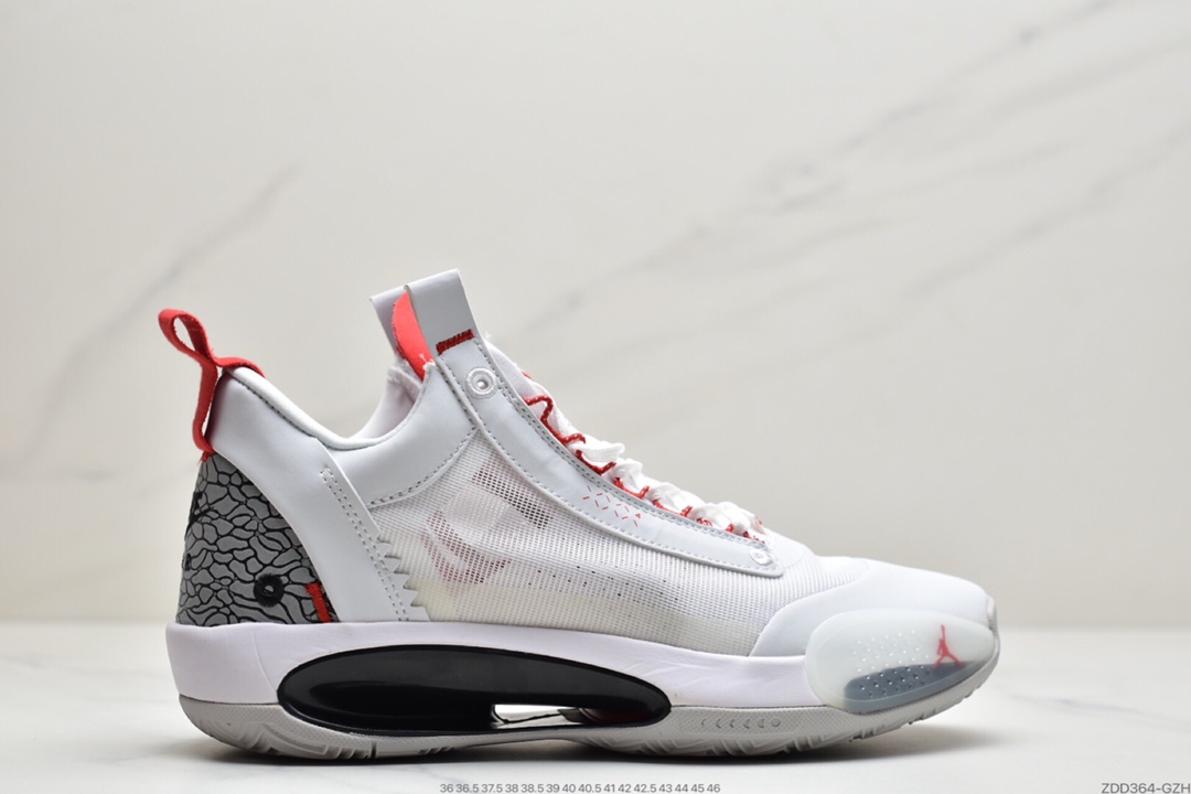 230  Air Jordan 34 SE PF “Bred” 乔丹34代低帮黑/七彩Air Jordan XXXIV SE PF 篮球鞋 CU3475-101/CU3473-001