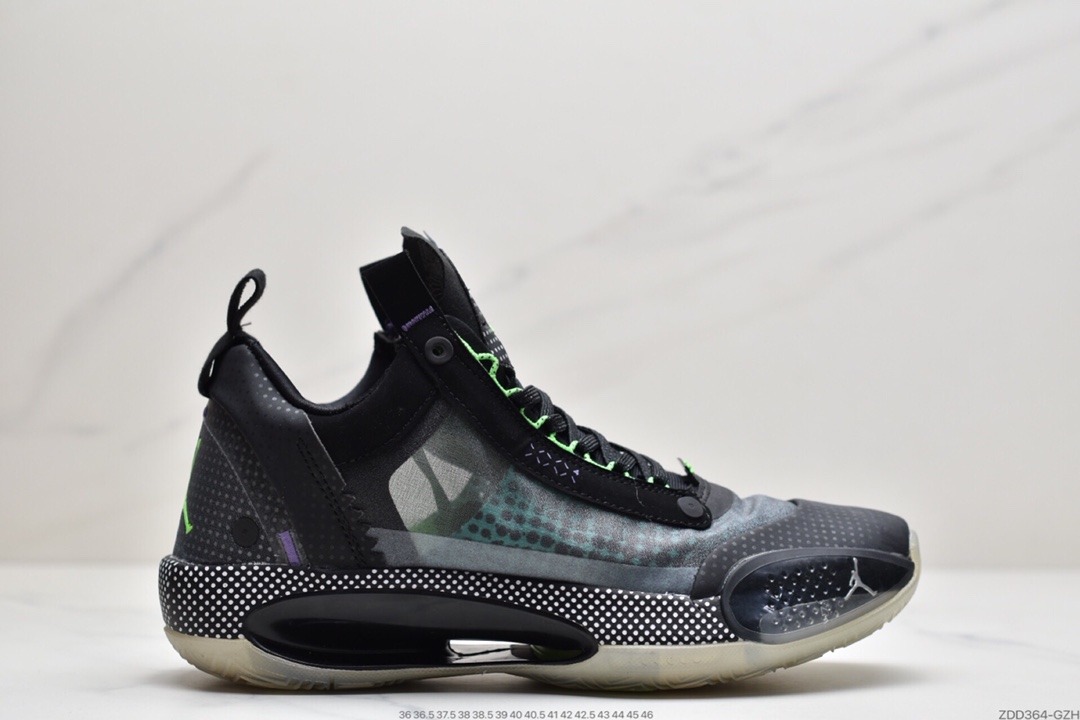 230  Air Jordan 34 SE PF “Bred” 乔丹34代低帮黑/七彩Air Jordan XXXIV SE PF 篮球鞋 CU3475-101/CU3473-001