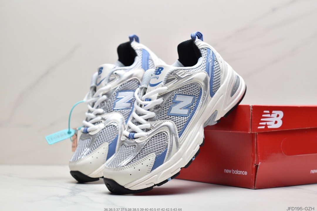 170 New Balance 新百伦MR530FWI系列 夏季网面复古跑鞋透气网面