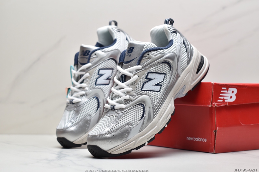 170 New Balance 新百伦MR530FWI系列 夏季网面复古跑鞋透气网面