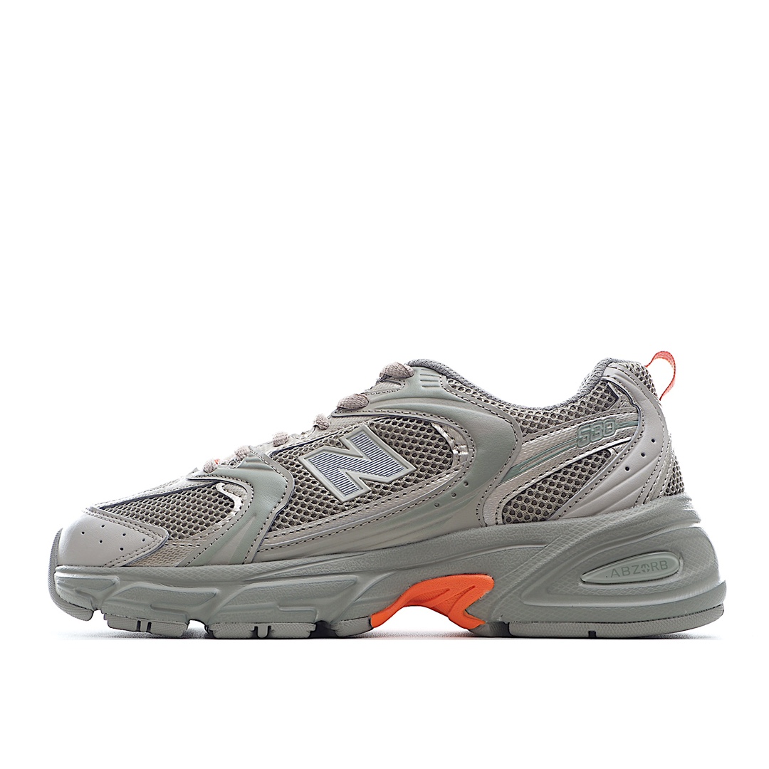 G5   New Balance NB530 复古休闲慢跑鞋 采用原厂材料和胶水  纯原装皮料切割 质感无敌