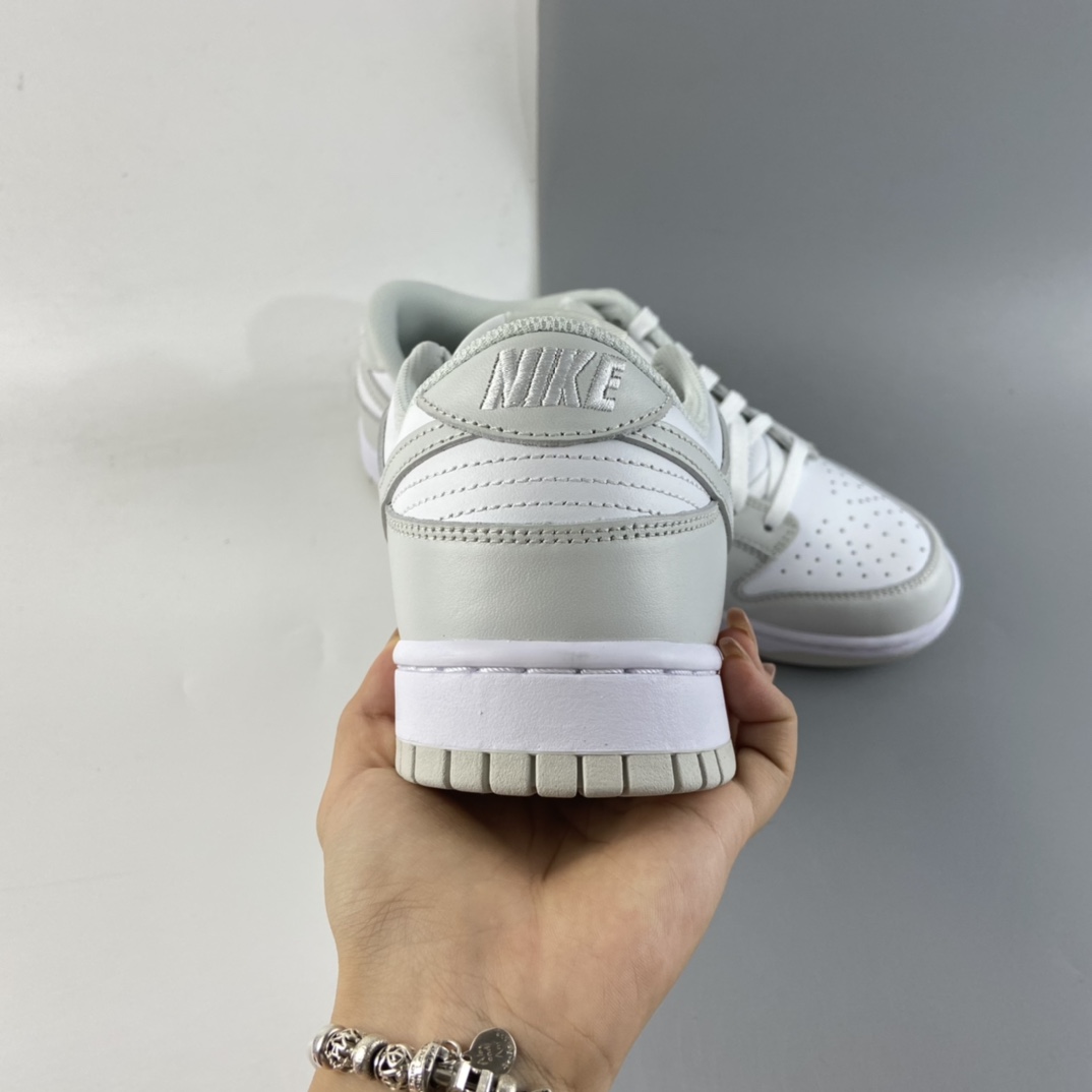 P340 Nike SB Dunk Low 扣篮系列白淡灰配色低帮休闲运动滑板鞋 DD1503-103
