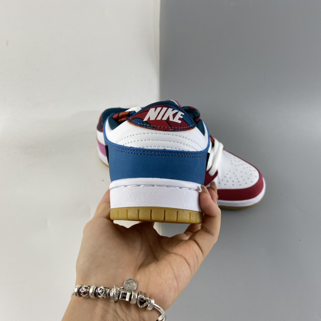 P400 Parra x Nike SB Dunk Low JB联名鸳鸯拼色 DH7695-100