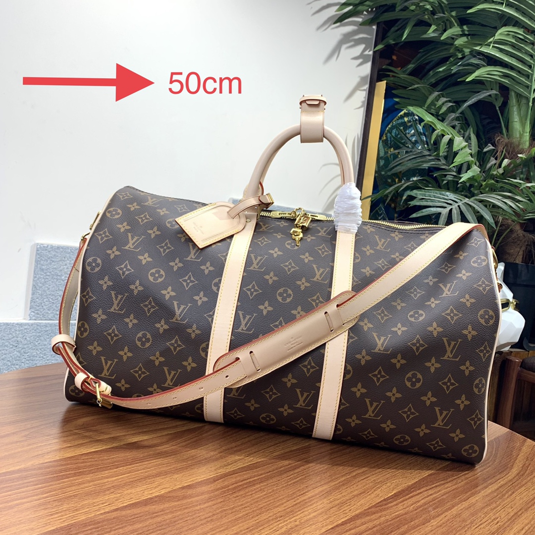 Louis Vuitton LV Keepall Travel Bags Monogram Canvas M41414