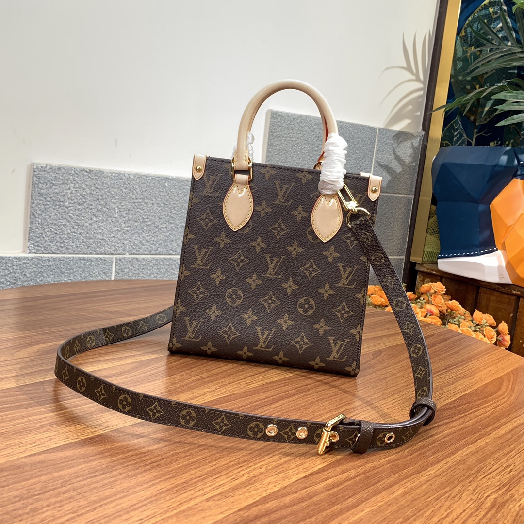 Louis Vuitton LV Sac Plat Handbags Crossbody & Shoulder Bags Tote Bags Yellow Monogram Canvas M45848