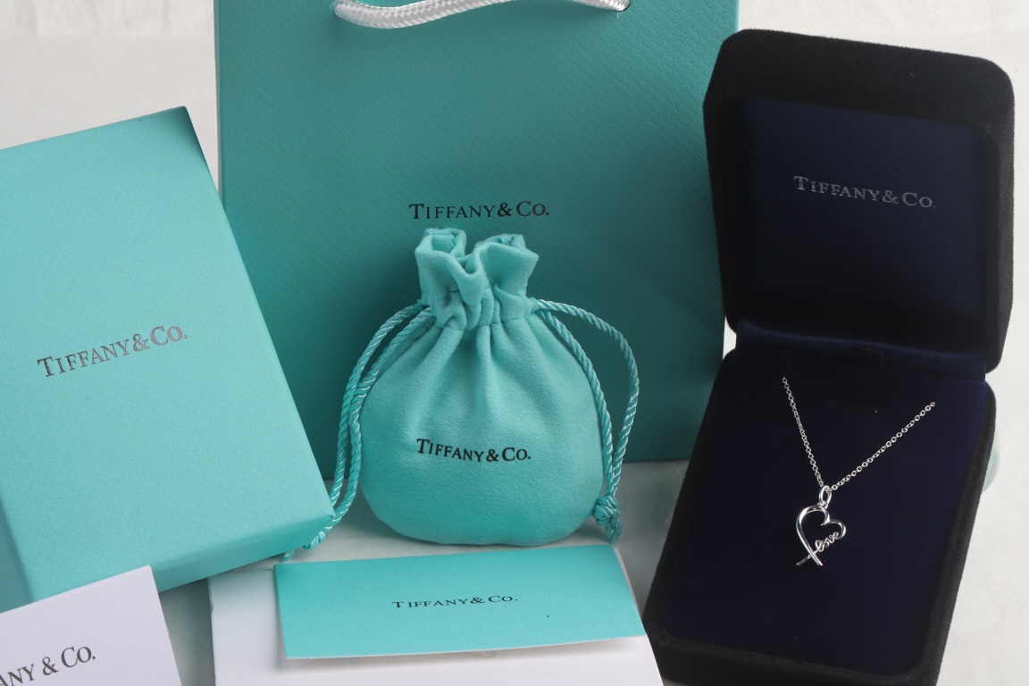 Tiffany & Co. Tiffany&Co. 纯银 爱心Love项链