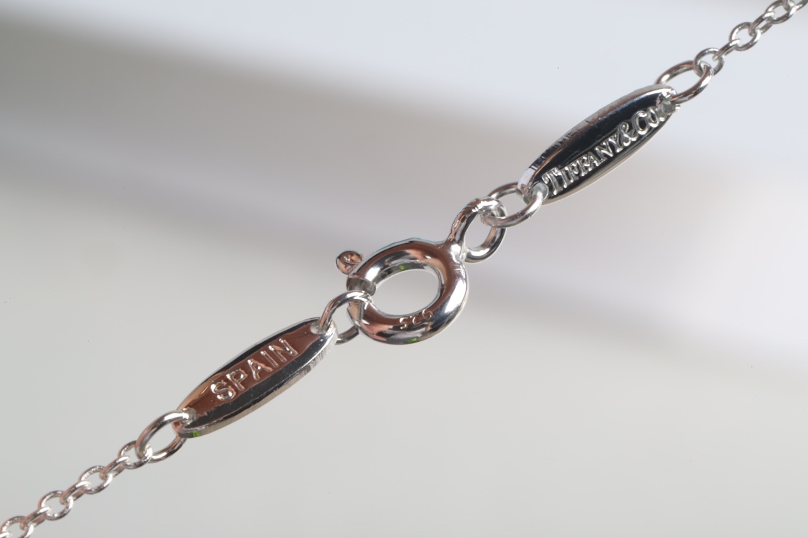 Tiffany & Co. Tiffany&Co. 纯银 十字架锁骨项链