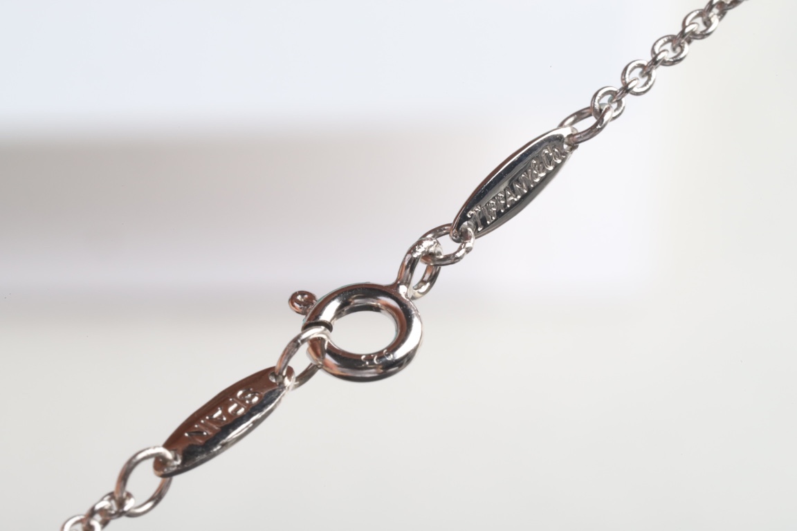 Tiffany & Co. Tiffany&Co.爱心满钻心牌锁骨项链