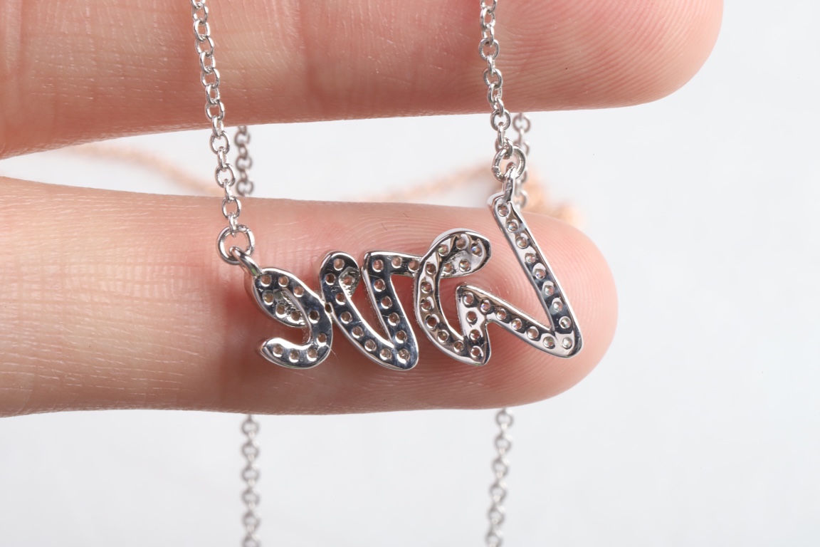 Tiffany & Co. Tiffany&Co. Love 字母锁骨项链