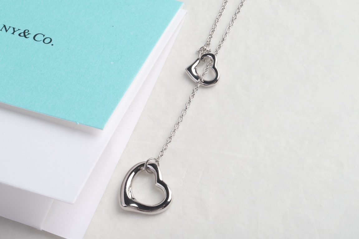 Tiffany & Co. Tiffany &Co.大小爱心针扣项链