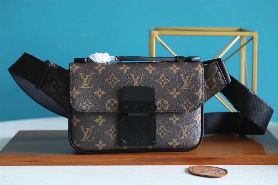 Louis Vuitton Belt Bags & Fanny Packs Handbags Black Yellow Canvas M45807