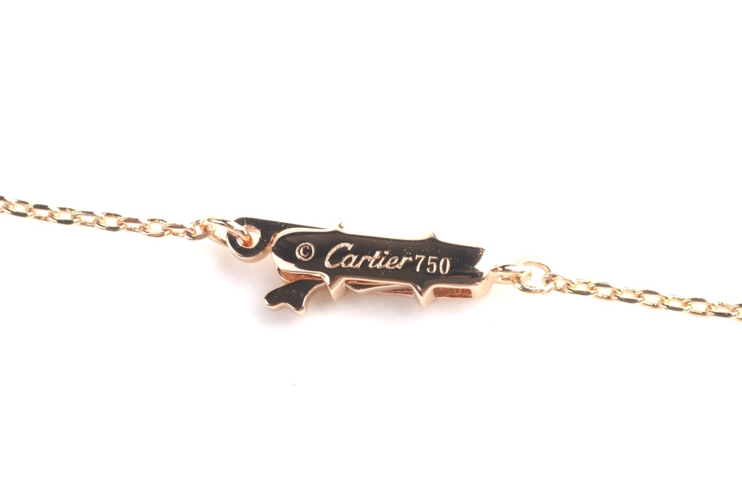 Cartier 卡地亚 LOVE满钻圆饼 锁骨项链