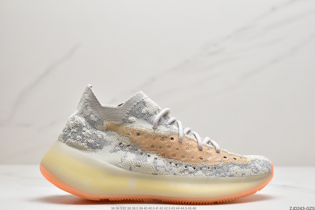 240 椰子380 蜜桃粉 adidas 三叶草 YEEZY BOOST 380 桃粉色外底包裹BOOS中底 GY2649