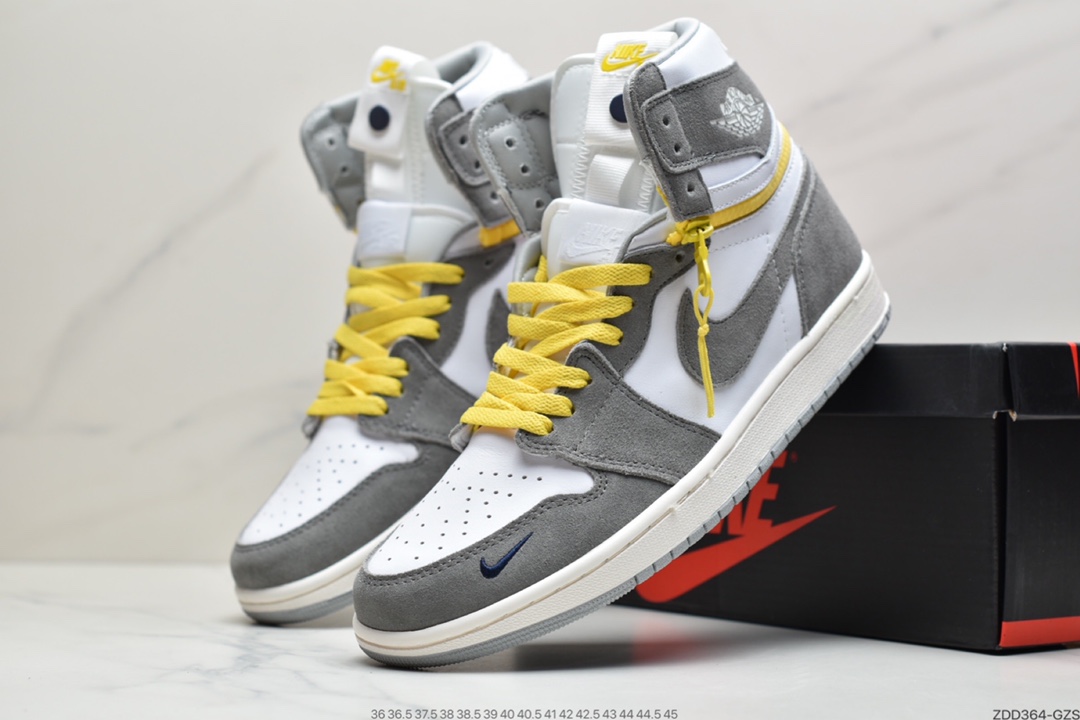 230 耐克Air Jordan 1 Switch ” Light Smoke Grey ” 烟灰拉链CW6576-100