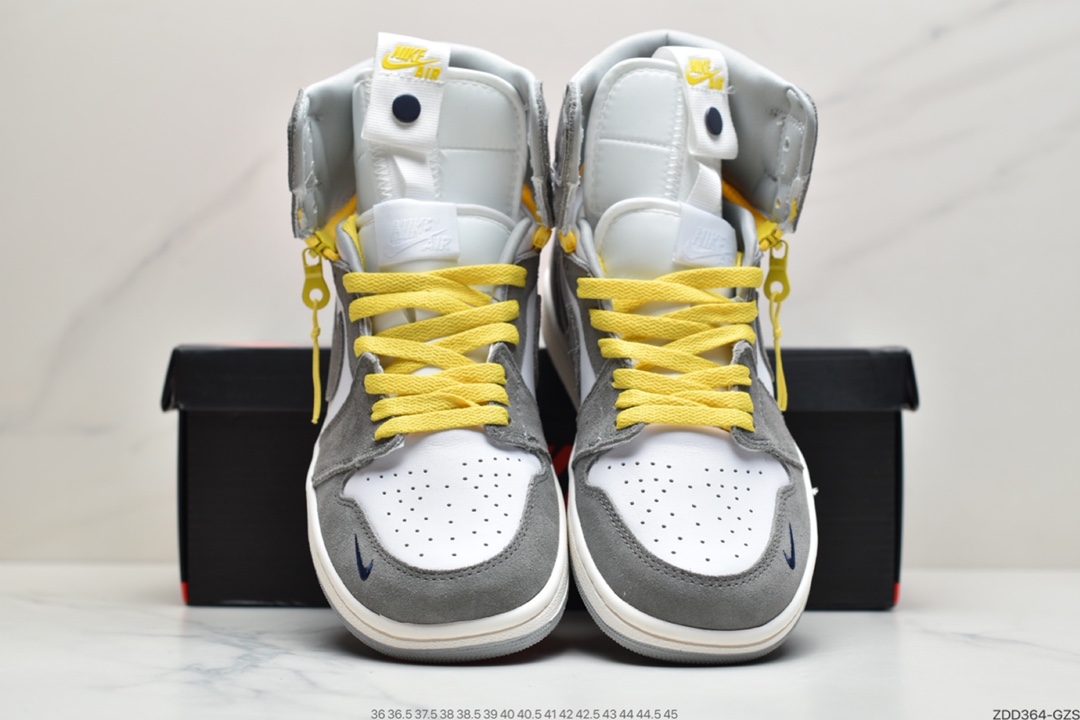 230 耐克Air Jordan 1 Switch ” Light Smoke Grey ” 烟灰拉链CW6576-100
