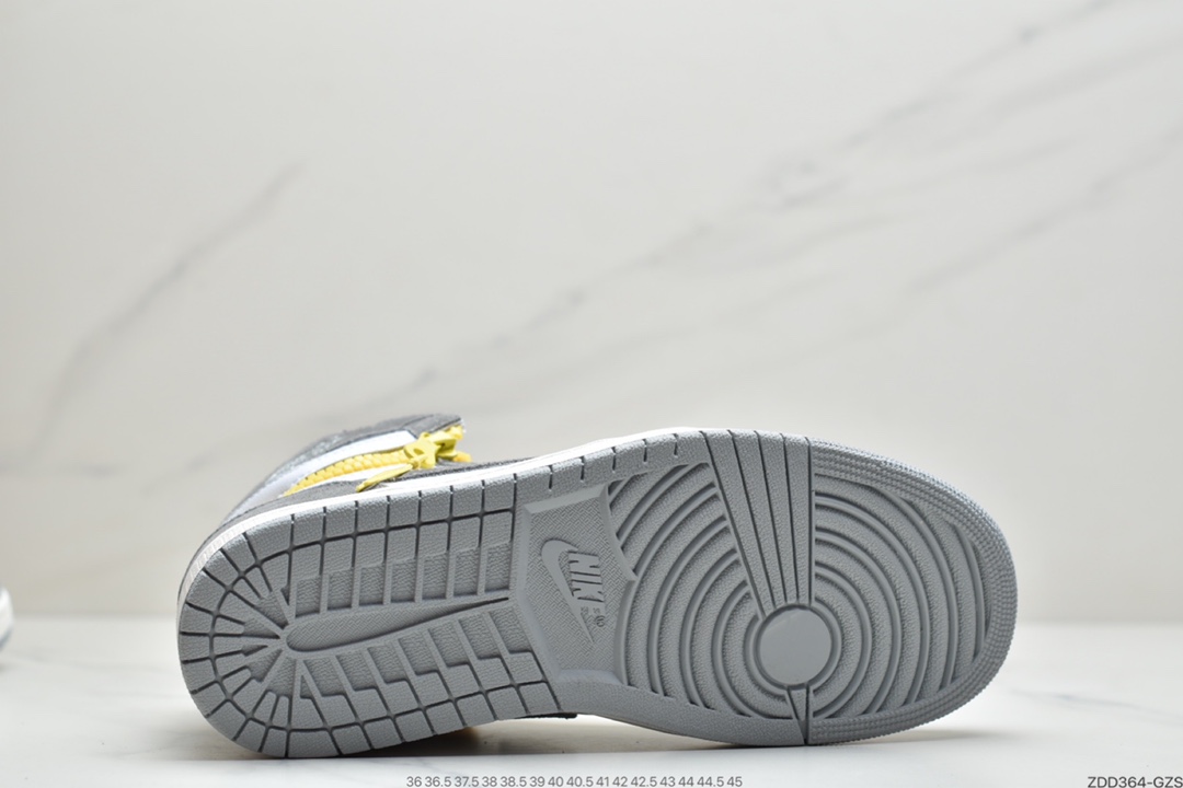 230 耐克Air Jordan 1 Switch ” Light Smoke Grey ” 烟灰拉链CW6576-100