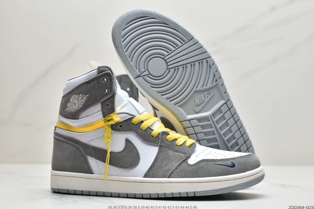 230 耐克Air Jordan 1 Switch ” Light Smoke Grey ” 烟灰拉链CW6576-100