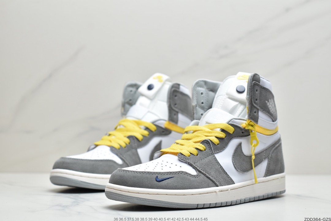230 耐克Air Jordan 1 Switch ” Light Smoke Grey ” 烟灰拉链CW6576-100