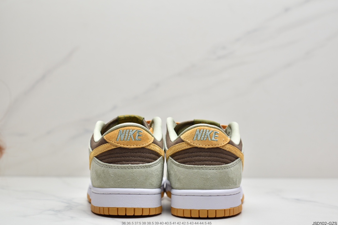 200 Nike SB Dunk Low SE”Dusty Olive”扣篮系列低帮休闲运动滑板板鞋“绿棕橙橄榄”DH5360-300