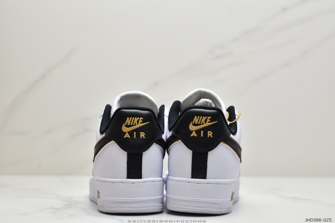 190 耐克Nike Air Force 1 白黑勾 原楦头原纸板  DA8481-100