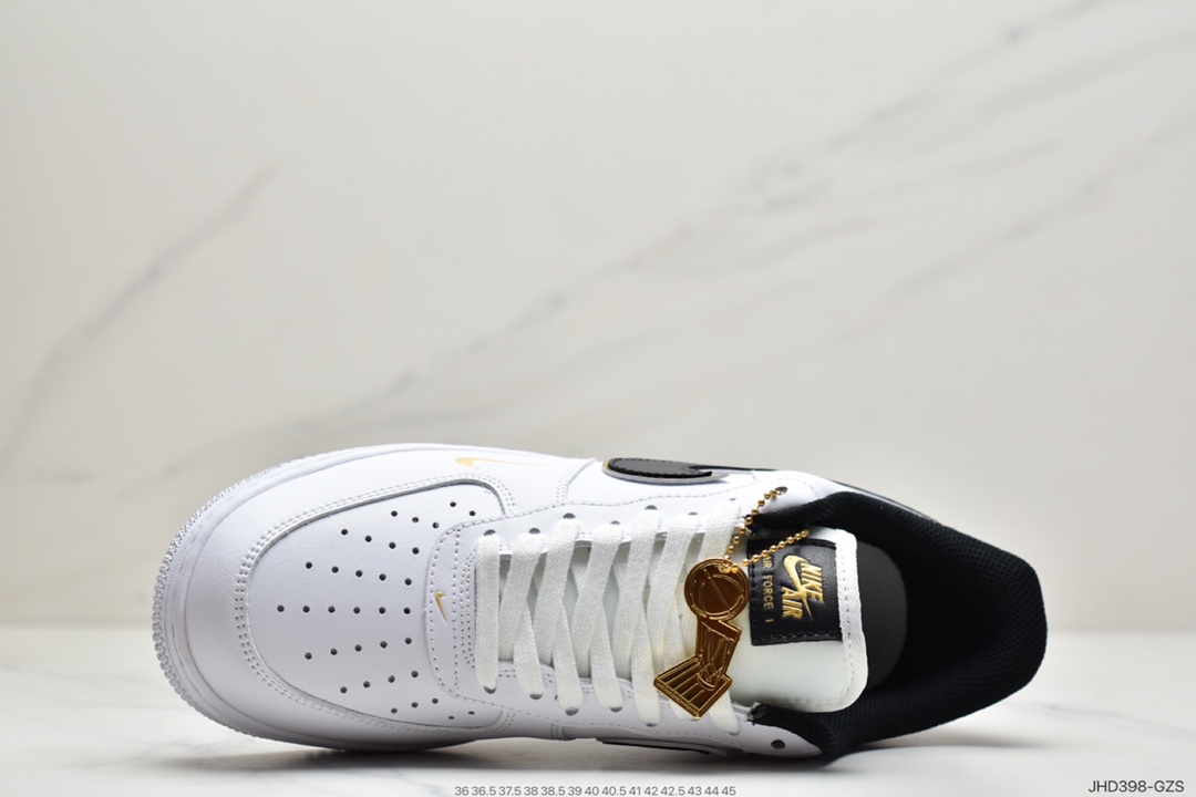 190 耐克Nike Air Force 1 白黑勾 原楦头原纸板  DA8481-100
