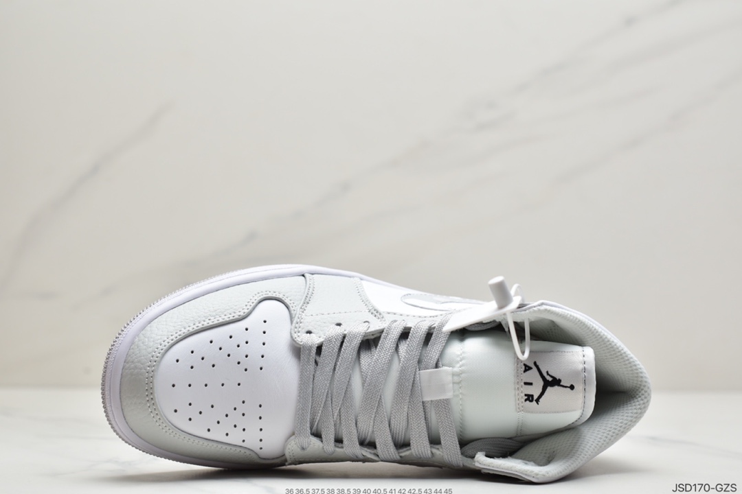 200 NIKE Air Jordan 1 Retro Mid”White Camo”AJ1 休闲运动篮球鞋“白灰迷彩”DC9035-100