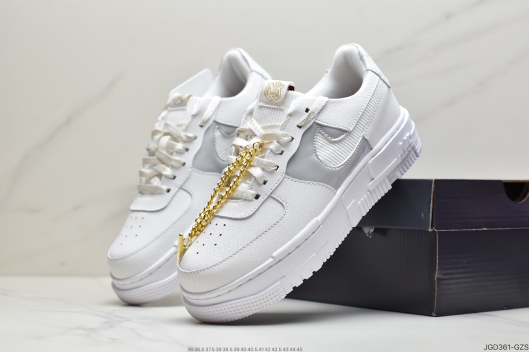 180 耐克Nike Air Force 1’07 解构风格PIXEL 空军一号 DC1160-100